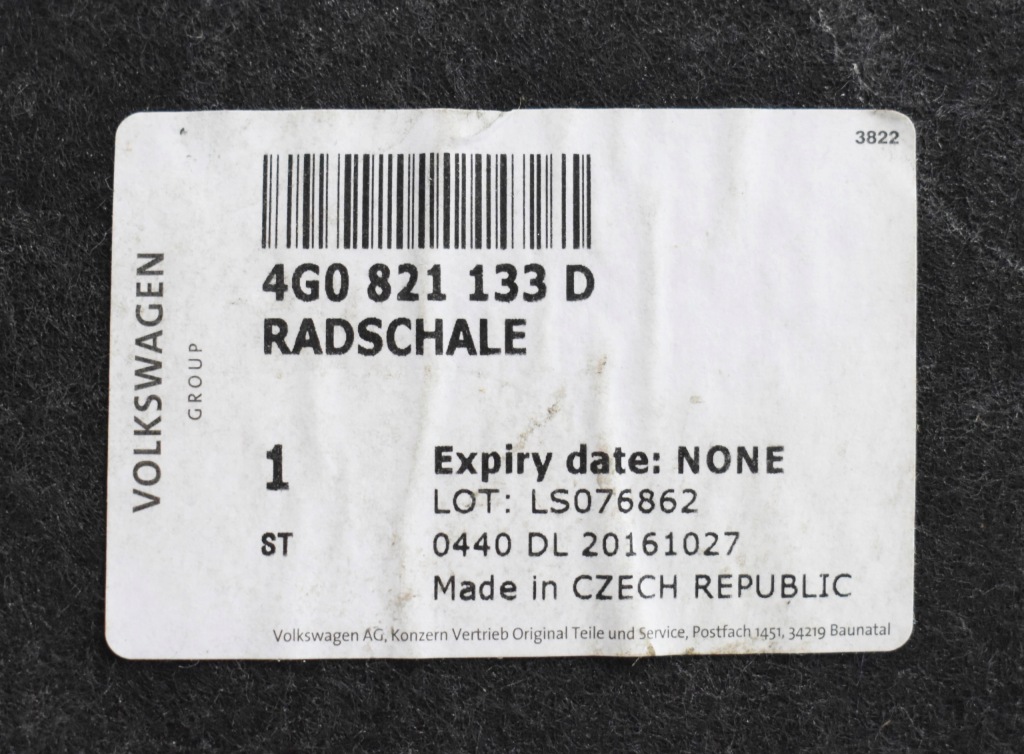 фото №4, Audi a6 c7 4g0 подкрылок левая перед org nowe