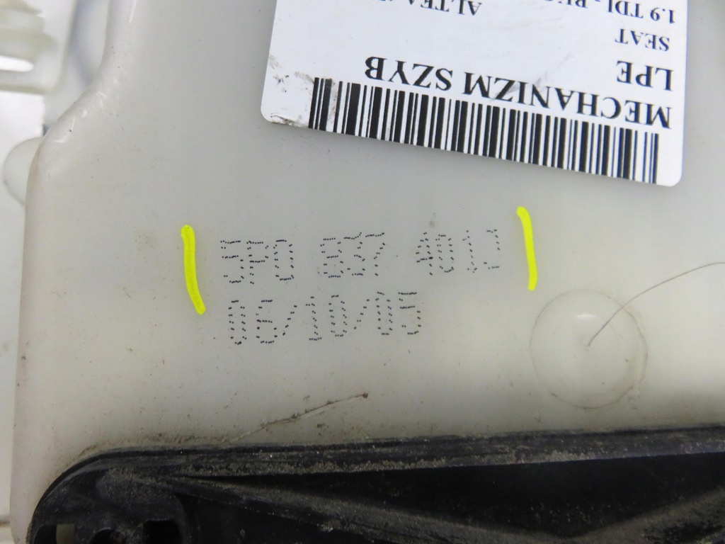 фото №8, Підйомник скло лівий передній seat altea 5p0837401j 1k0959793h