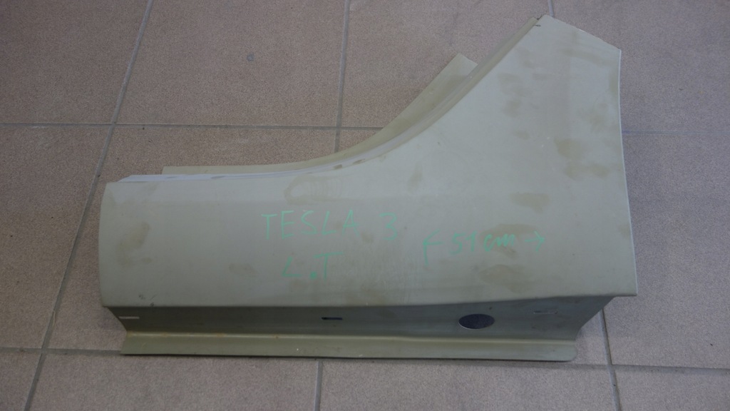 фото №1, Обшивка поріг задня задній лівий tesla 3
