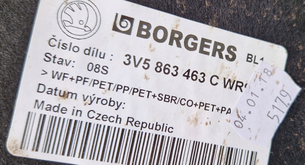 фото №2, Обшивка багажника audi a3 s3 12-19 r sedan