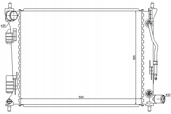 фото №1, Nissens радиатор wody hyundai accent iv sedan 1.4