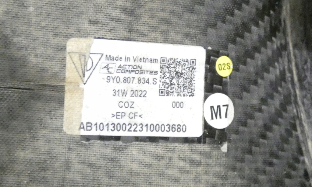 Porsche cayenne 3 9y0807834s 2018- спойлер диффузор бампера задний Доставка