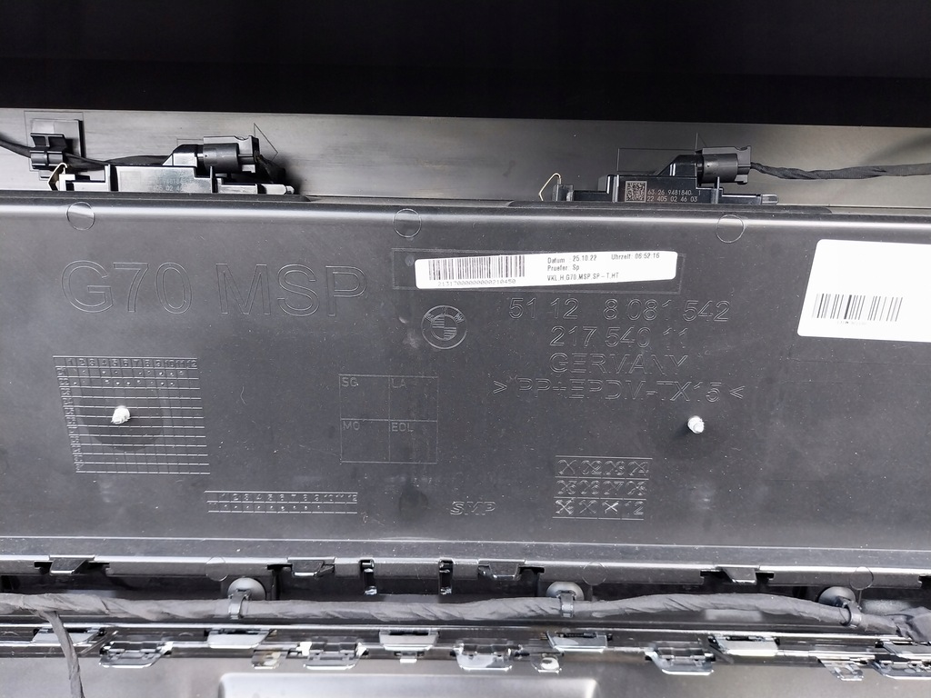 фото №10, Bmw 7 g70 бампер задняя задний m-pakiet 475 black sapphire