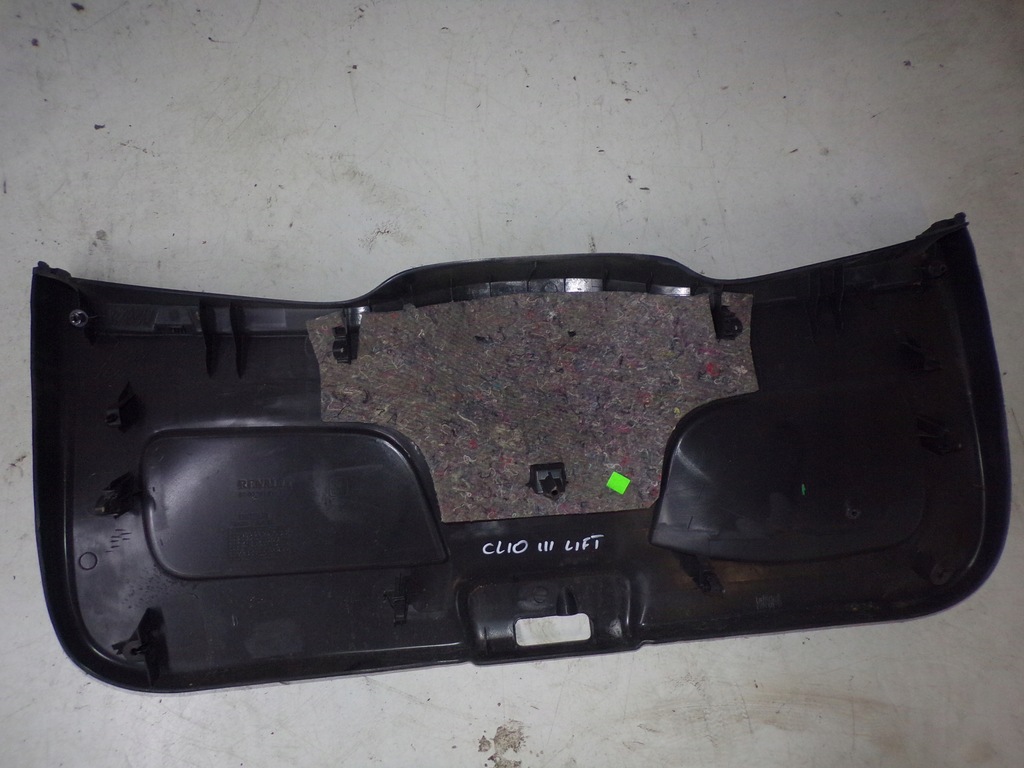 фото №3, Обивка защита багажника clio 3 lift