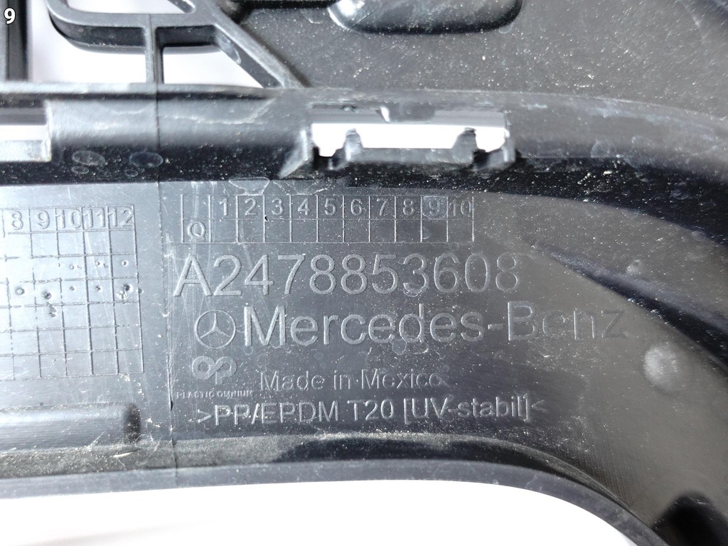 фото №10, Mercedes glb x247 amg 19- спойлер решётка решётка радиатора w бампер перед