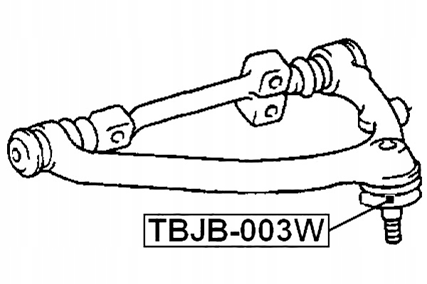 фото №2, Защита опоры шаровой рычаг верхней toyota hiace van commuter