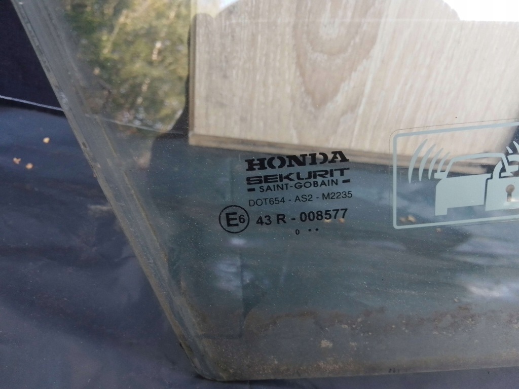 фото №2, Honda civic vii 7 5d хетчбек скло бічна двері передня перед права