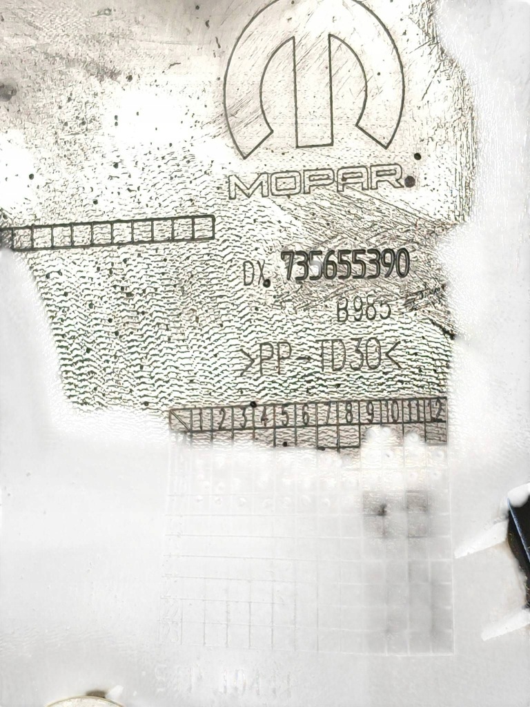 Купить Fiat 500 x 500x 14- накладка молдинг крыла правый  перед передняя 735655390