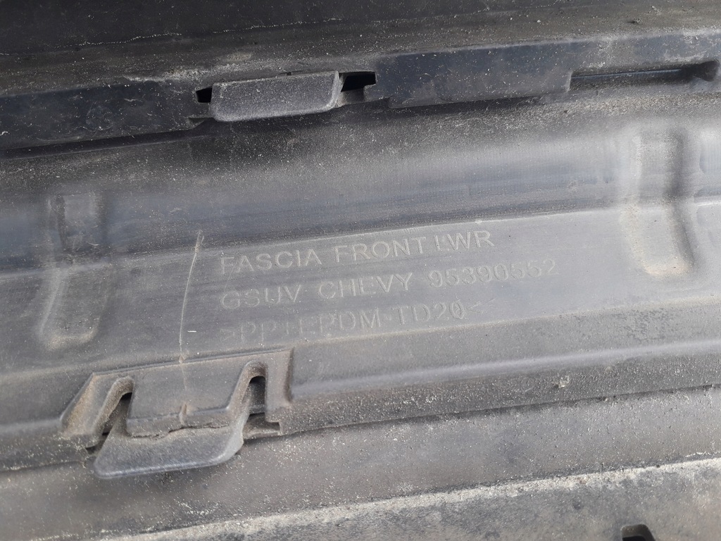 фото №11, Chevrolet trax 1 i 12- спойлер накладка бампера перед 95390552