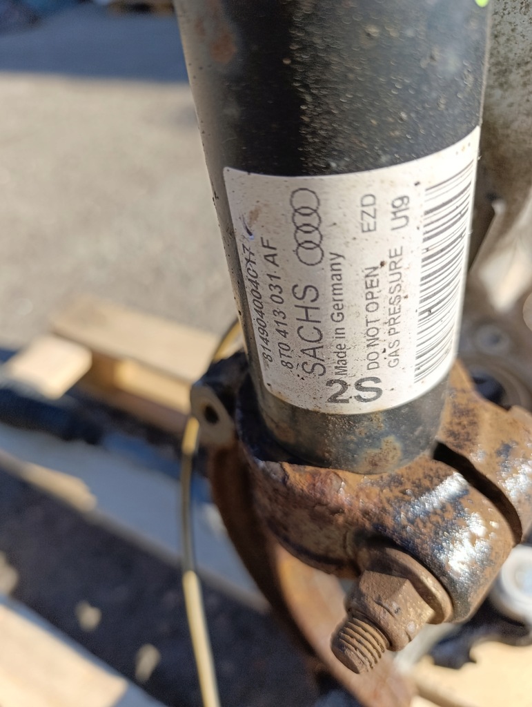 фото №5, Audi a5 8t права передня поворотний кулак важіль комплект 4g0407242d