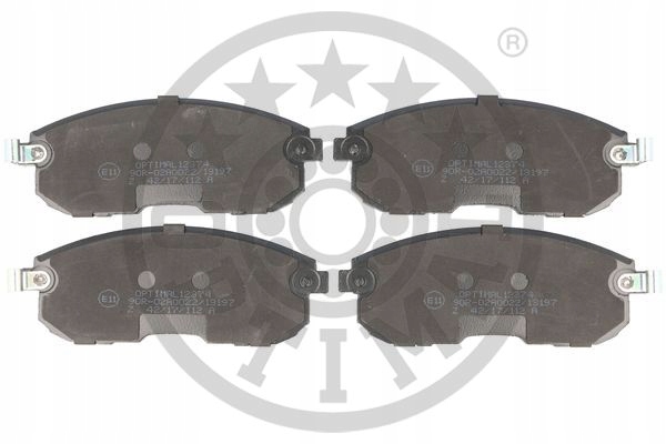 Гальмівні колодки гальмівні optimal bp-12374 Ціна