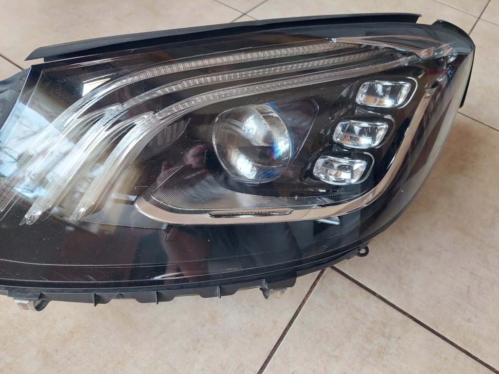 Фара ліва - full led - multibeam led - mercedes s klasa w222 - рестайлінг Доставка