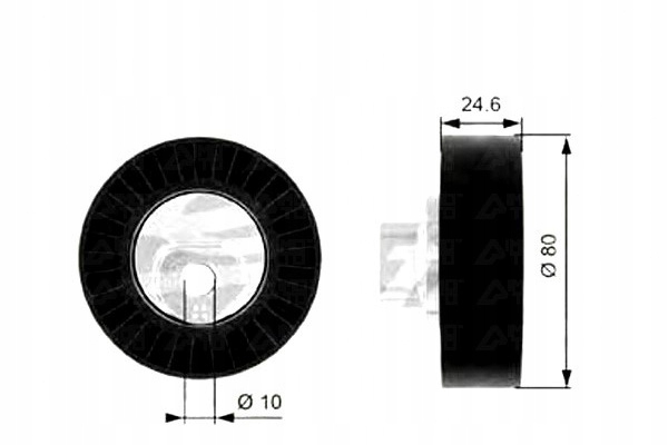 Gates ролик напрямна ремінь bmw 3 e36 3 e46 3 Ціна