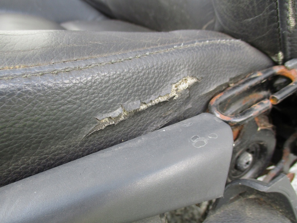 фото №13, Vw touareg 7l 02-09 сиденье сиденья заднее сиденье кожа