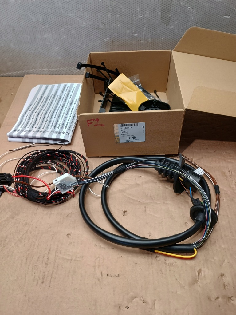 Купить Электропроводка фаркоп буксировочный разъём opel новая  13390573 оригинал