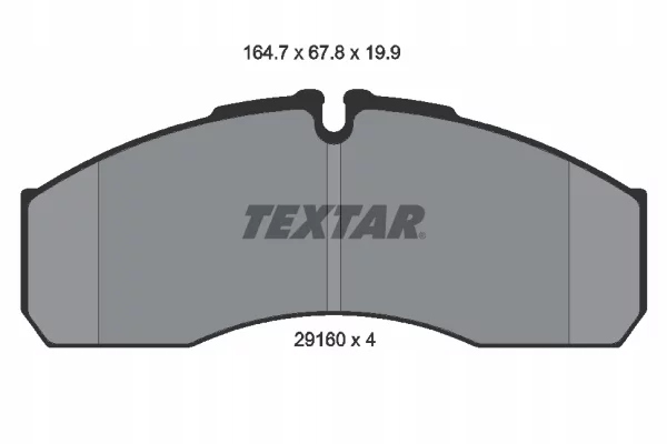 Textar тормозные колодки ham. перед iveco daily iii renault mascott 1999-2013 Цена
