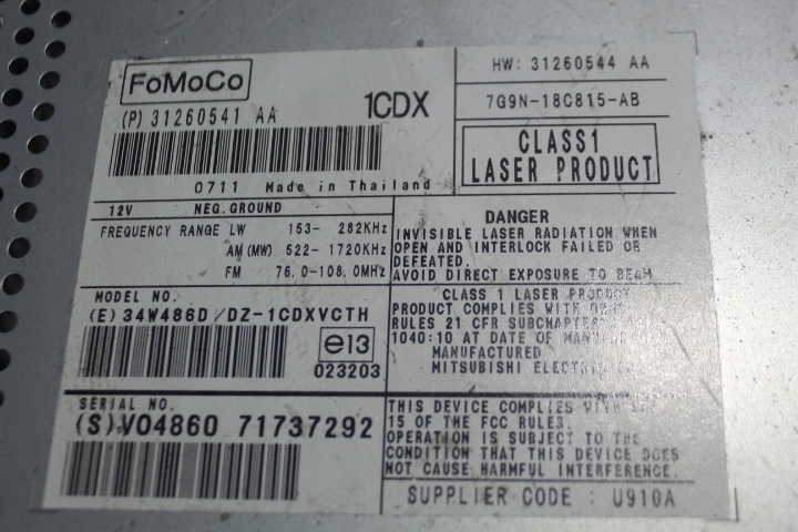 фото №4, Радио volvo s80 ii