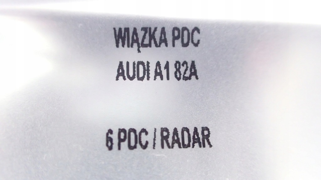 Nowa жгут бампера 6 pdc радар audi a1 82a971085c + новая  датчики pdc Цена