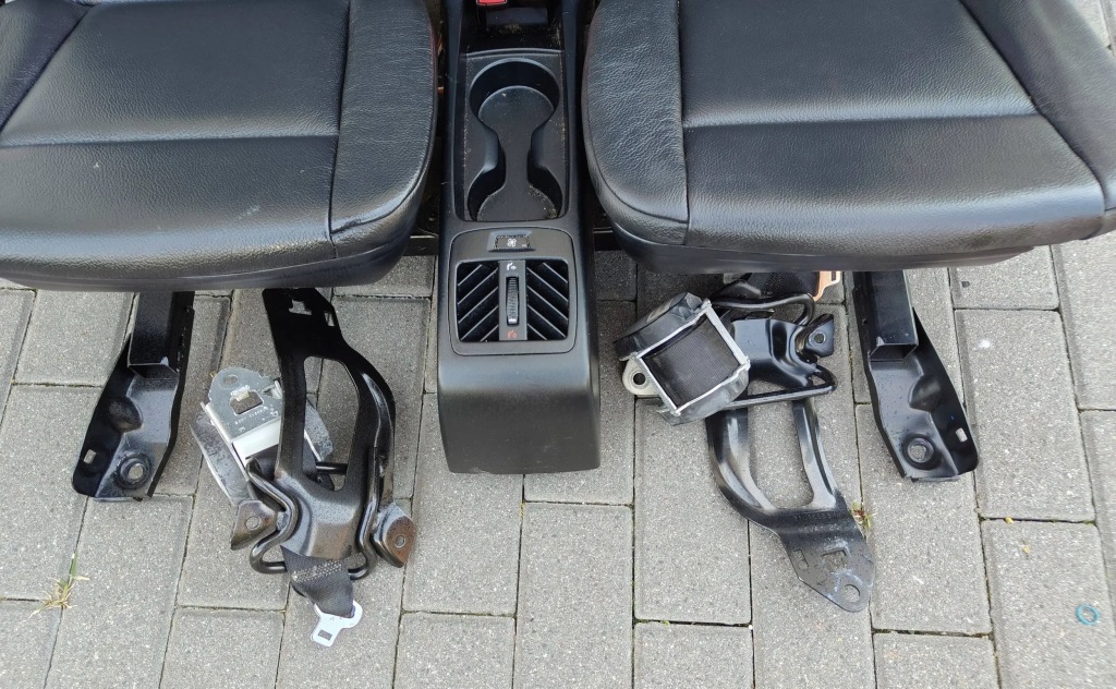 фото №5, Bmw x5 e70 сидіння заднє сидіння 3 ряд czarna шкіра ремені oryg