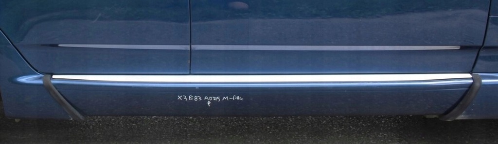фото №1, Молдинг поріг права bmw x3 e83 aero a07 mystic