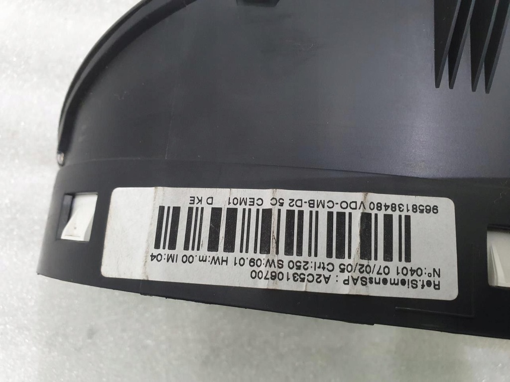 фото №11, Лічильник прилади peugeot 407 2.0 hdi eu 9658138480