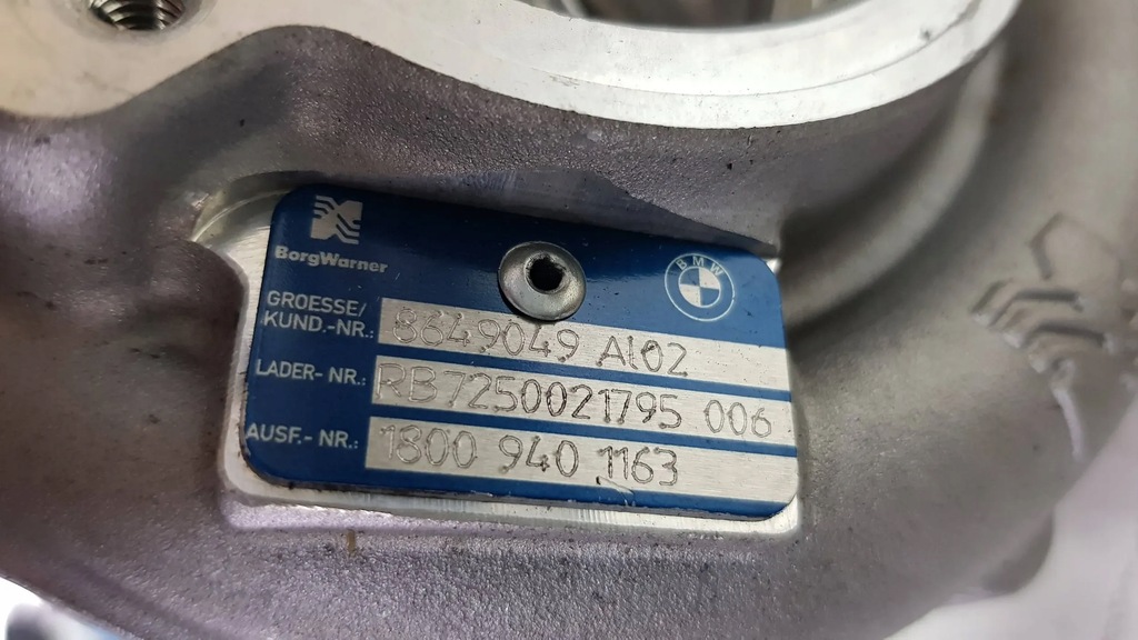 фото №6, Турбина турбонагнетатель 8649049 bmw rolls royce n74