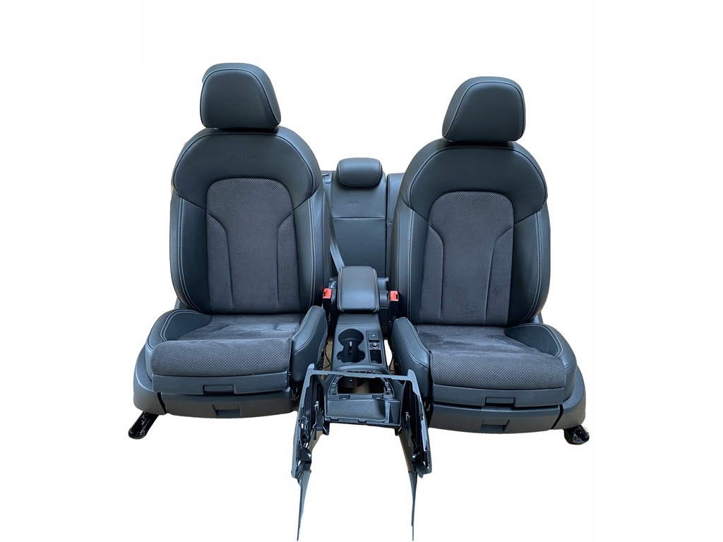 фото №1, Audi q3 8u sline кожа сиденья заднее сиденье