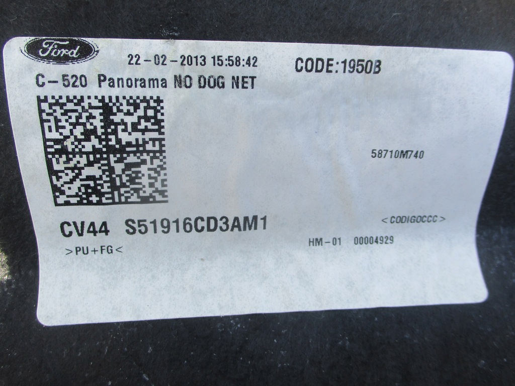 фото №12, Стеля панорама ліхтарі козирки пластики захист обшивка ford kuga mk2