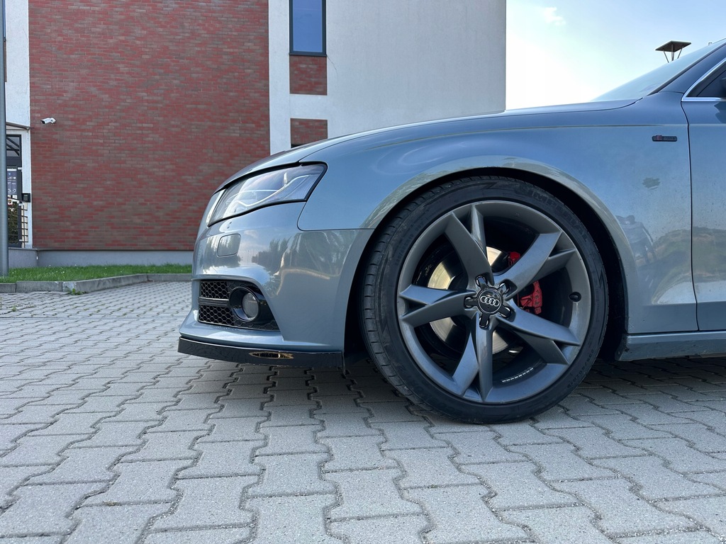 фото №10, Накладка pod бампер audi a4 b8 08-11 спойлер сплиттер бампера a4 b8
