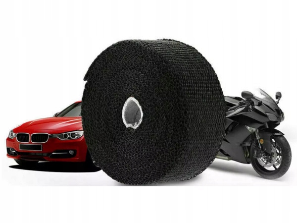 фото №8, 5m лента тепловая бандаж na коллектор труба выхлопная выхлоп + 10 szt хомуты