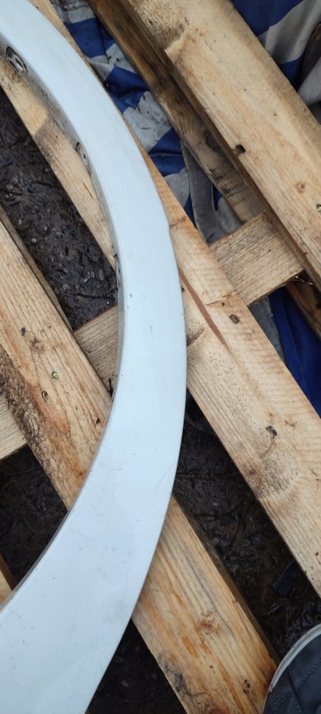 фото №5, Накладка молдинг крыла перед правая правый bmw x3 e83 a300 alpinweiss