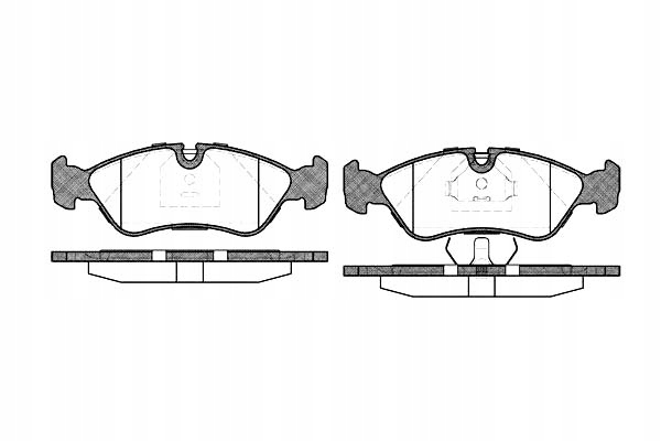 Купити Remsa гальмівні колодки гальмівні 11046152 90297770 130460705