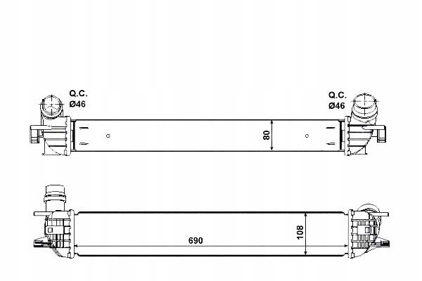 Купить Nrf интеркулер renault laguna 1,5 dci 07-