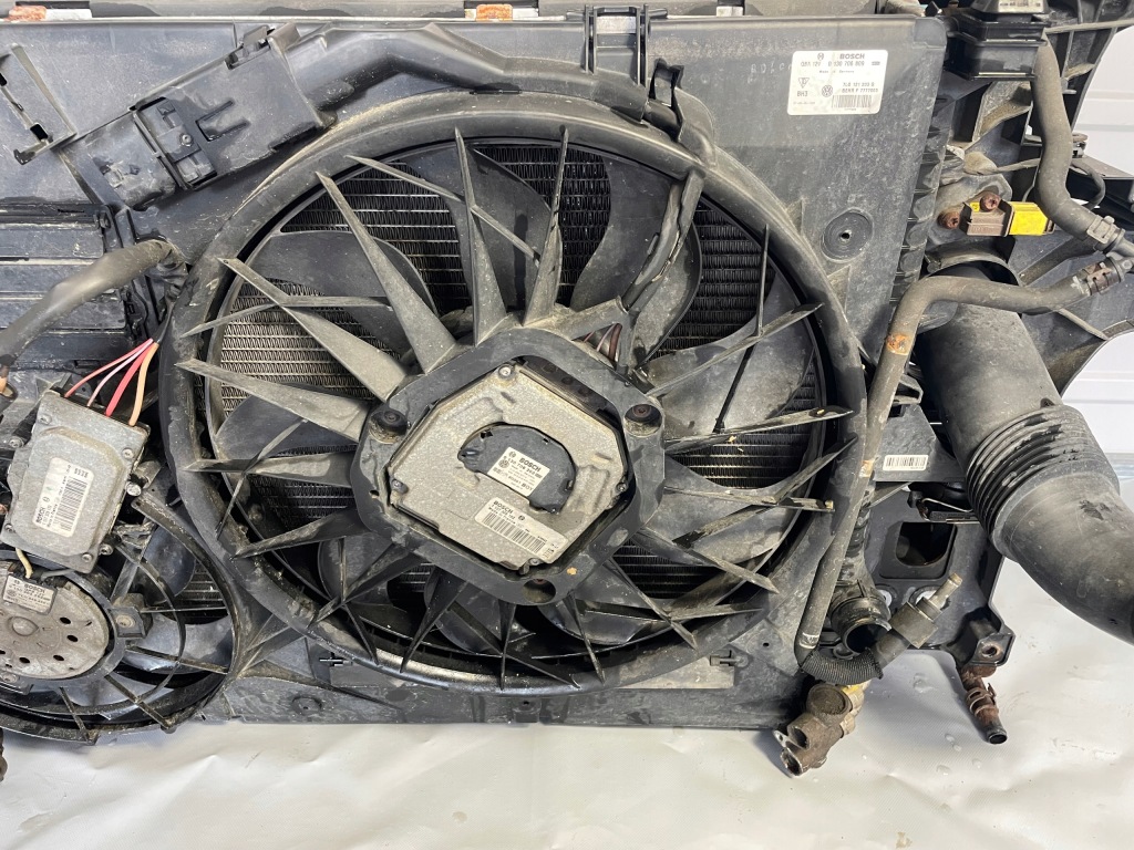 фото №9, Kompletny pas передній радіатор вентилятори audi q7 4l 4.2 tdi