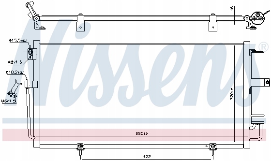 фото №7, Радіатор кондиціонера nissens 941145
