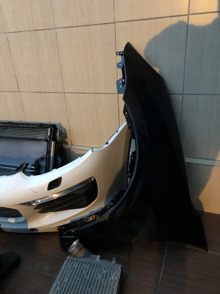 Бампер радиатор лампа ремень cayenne 7p lift 4.2d Оригинал