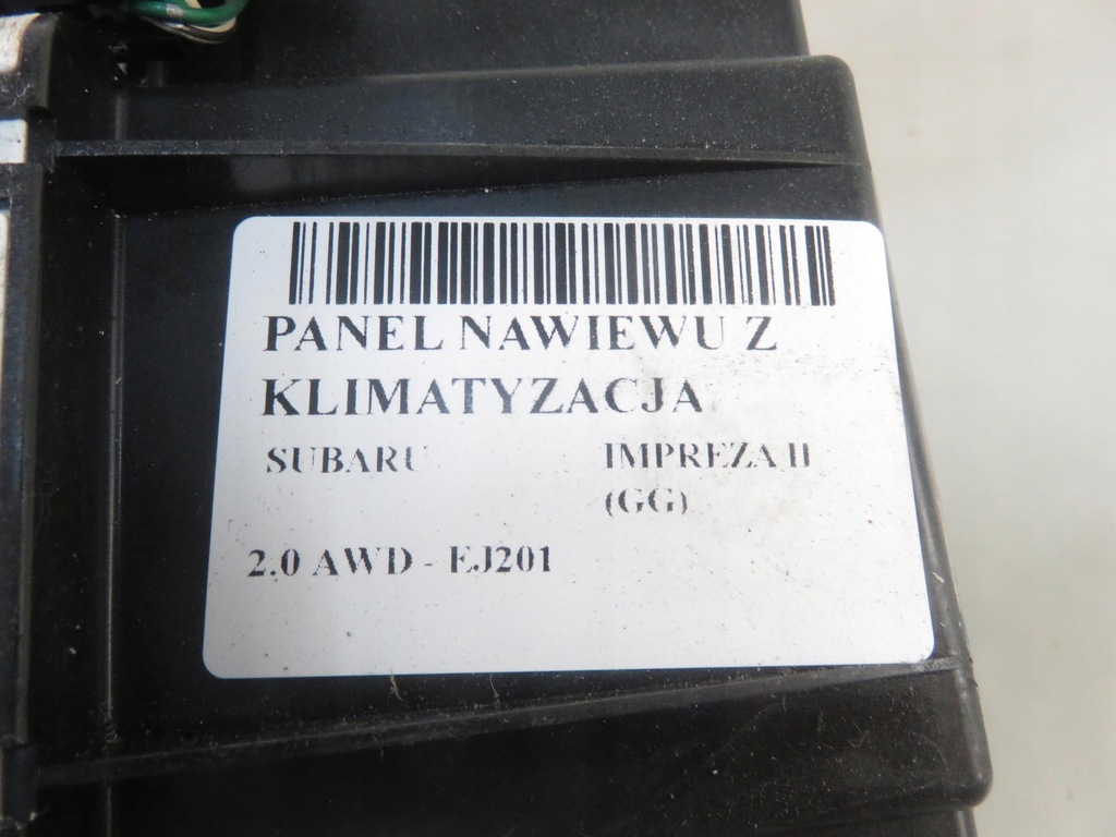 фото №9, Панель обдув с ac subaru impreza ii 3b60034700 72311fl050