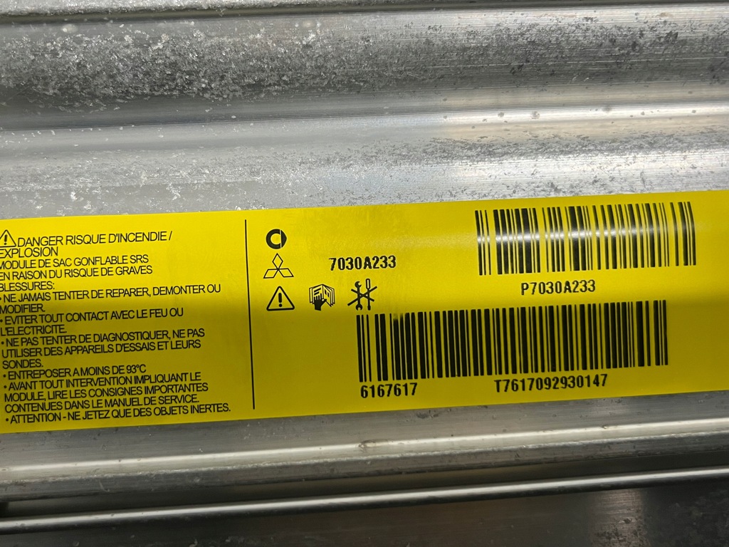 фото №11, Mitsubishi colt vi vii lift z30 подушка подушки безопасности pas ремни подушка безопасности комплект