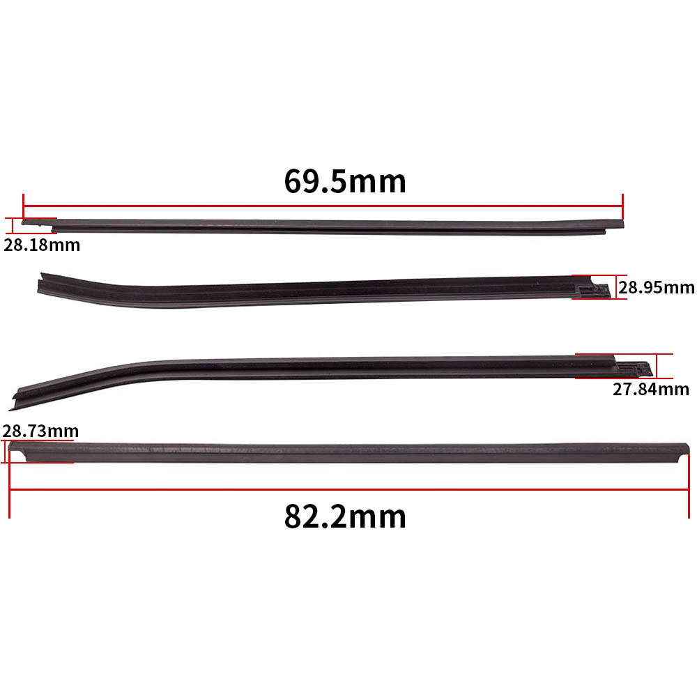 Прокладка скло віконний 4×drzwiowej до toyoty hilux sr5 Доставка