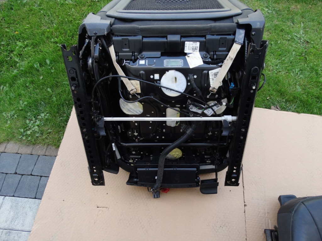 фото №12, Audi a6 c7 kombi avant 11-18 сидіння заднє сидіння czarna шкіра комплект