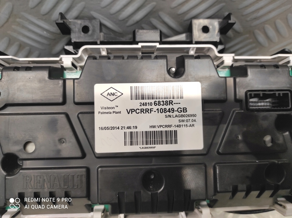 фото №8, Счетчик приборы europa renault clio iv 1.2 tce