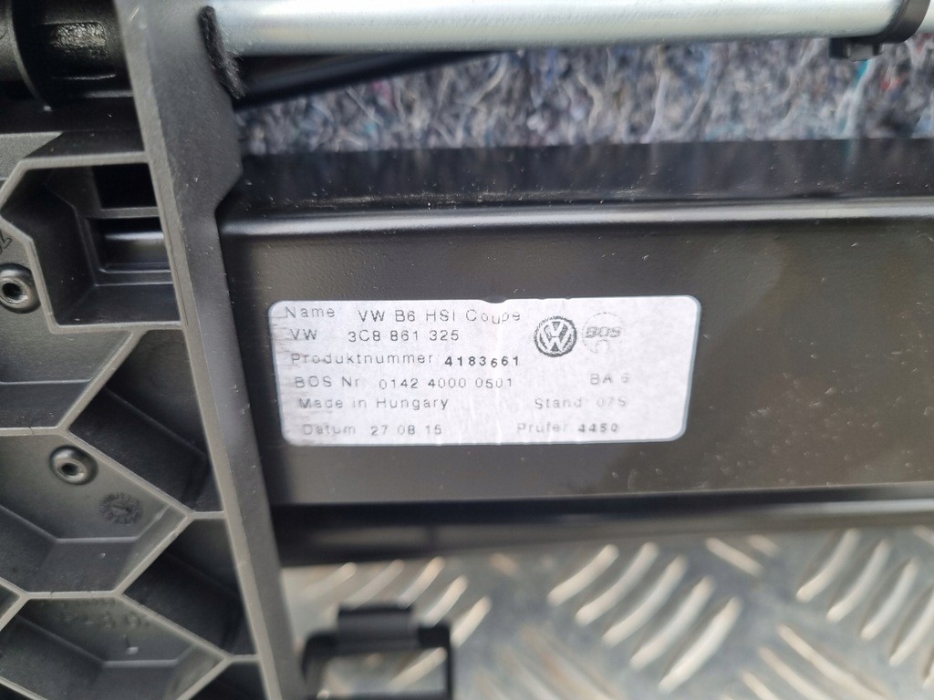 фото №7, Vw passat cc lift шторка електрична 3c8861325