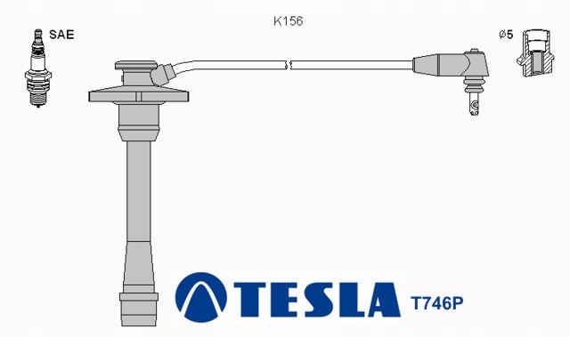 Купити T746p дроти запалювання teslatoyota