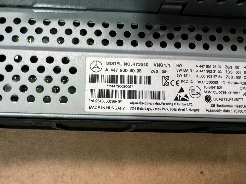 фото №8, Радио дисплей mercedes vito w447 a4479009005