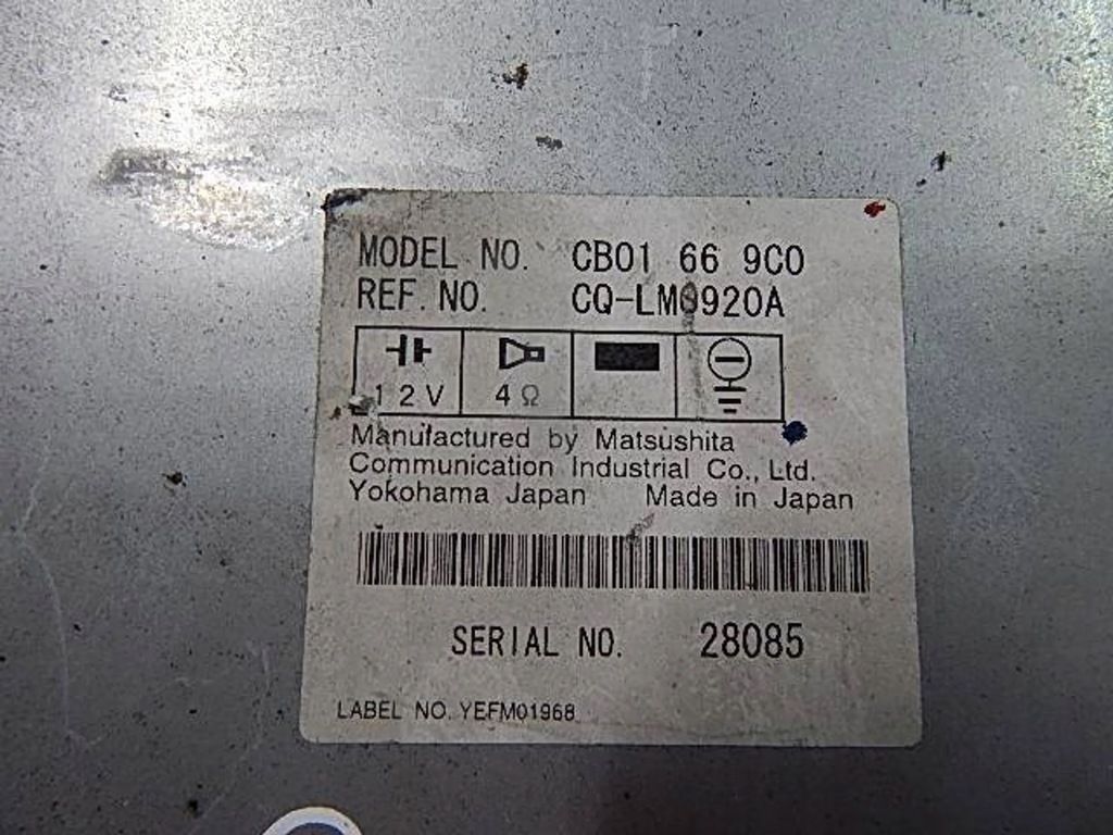 фото №2, Mazda premacy 2001 автомагнитола