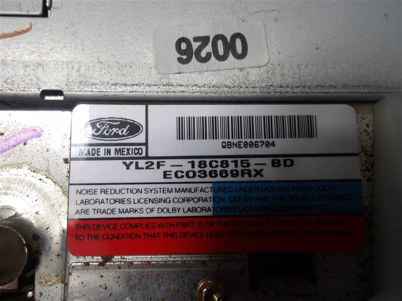 фото №3, Радіо ford escape i yl2f-18c815-bd