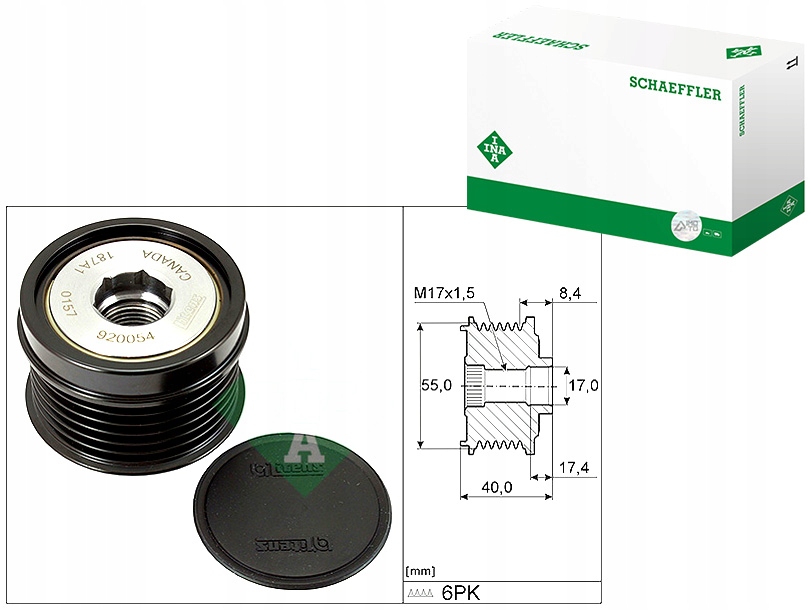 фото №1, Шків генератора subaru forester legacy v legacy vi levorg