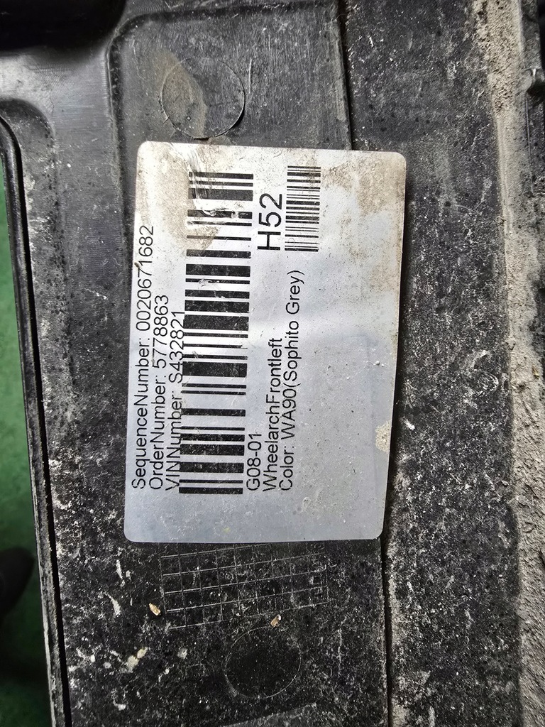 фото №6, Молдинг крила ліва перед bmw ix3 g08 m-pakiet