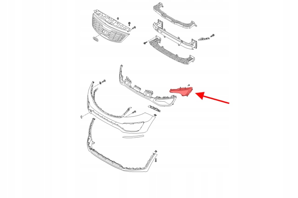 фото №4, Лампа противотуманная передняя левая 922013w200 kia sportage iii sl 2010-2015