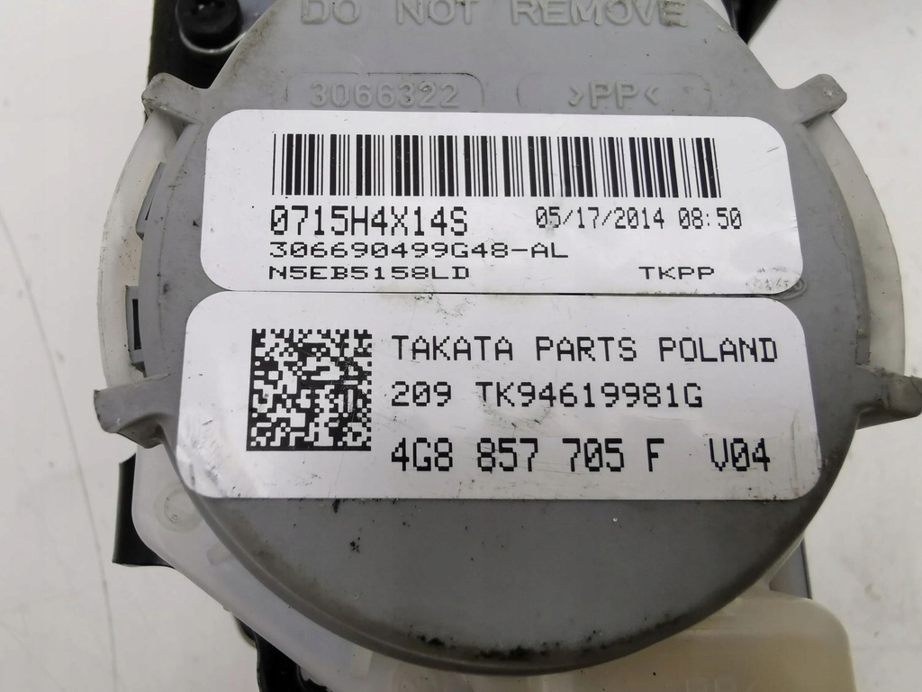 фото №8, Audi a7 s7 4g 2011 левая сторона ремни безопасности